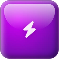 Pink violet 3D glass effect for Joomla website visitor stats